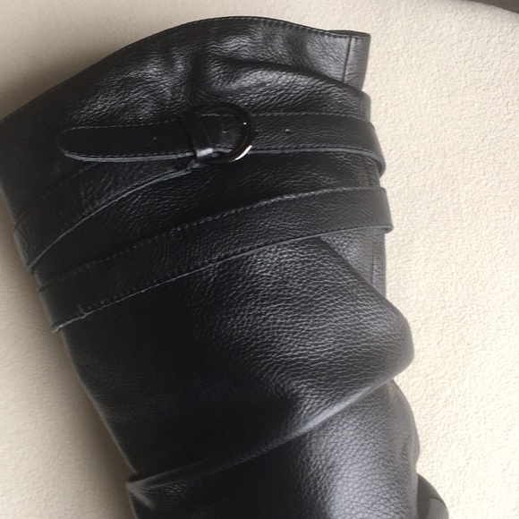 Like new Steve Madden tall leather boots sz 10 - Picture 3 of 8